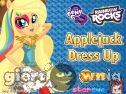 Miniaturka gry: My Little Pony Rainbow Rocks Applejack Dress Up