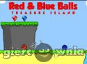 Miniaturka gry: Red & Blue Balls Treasure Island