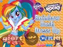 Miniaturka gry: My Little Pony Rainbow Rocks Rainbow Dash Dress Up